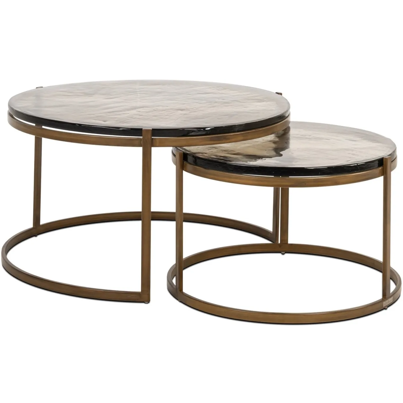 Richmond Salontafel Cleo Goud Set van 2
