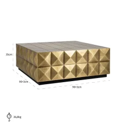 Richmond Salontafel Collada Brushed Goud
