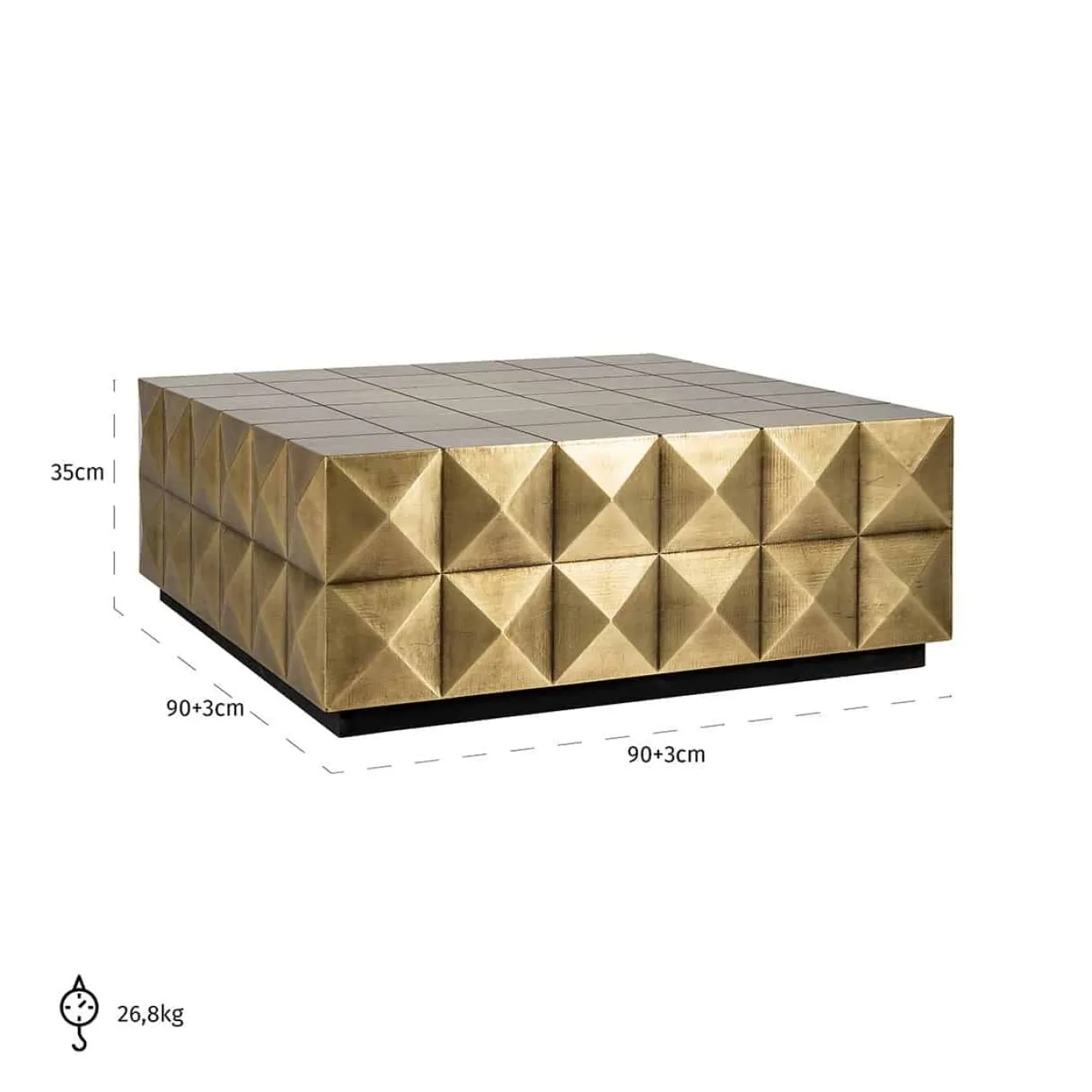 Richmond Salontafel Collada Brushed Goud