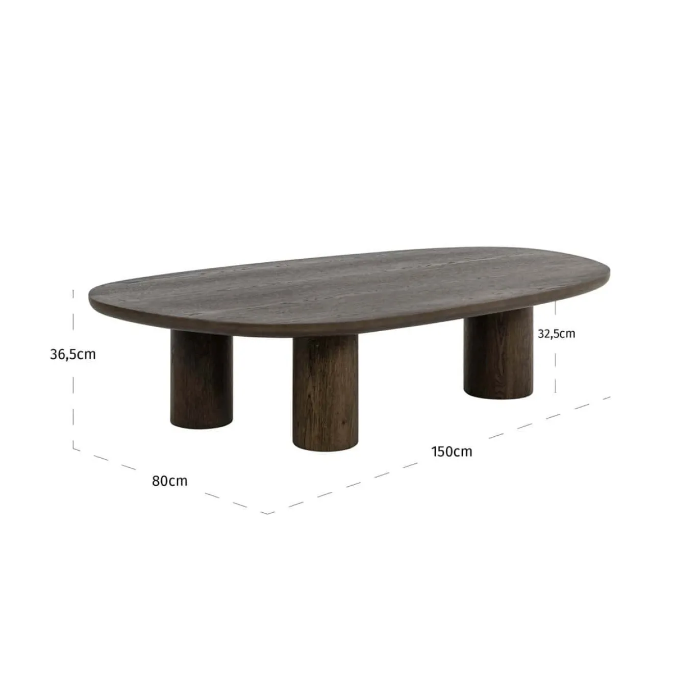 Richmond Salontafel Ellington Bruin