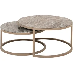 Richmond Salontafel Fairfax Toronto Marmer Set van 2