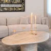 Richmond Salontafel Fictus Faux Travertin Beige 130cm