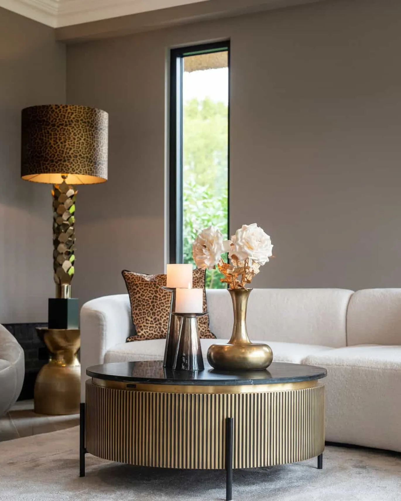 Richmond Salontafel Ironville 90Øcm