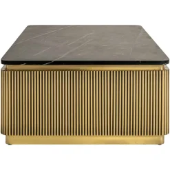 Richmond Salontafel Ironville Marmer Goud 140cm