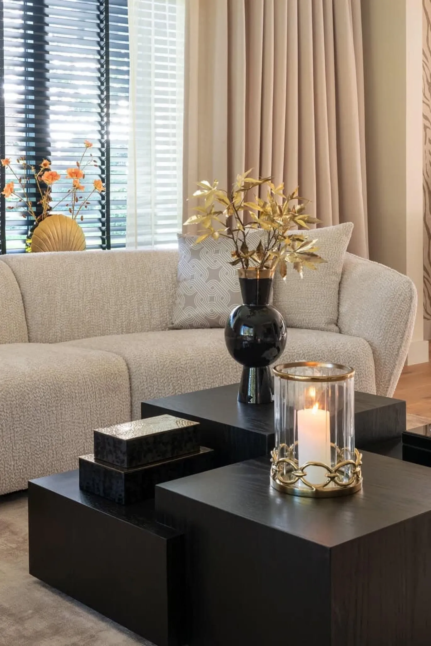 Richmond Salontafel Lennox Zwart Eikenhout
