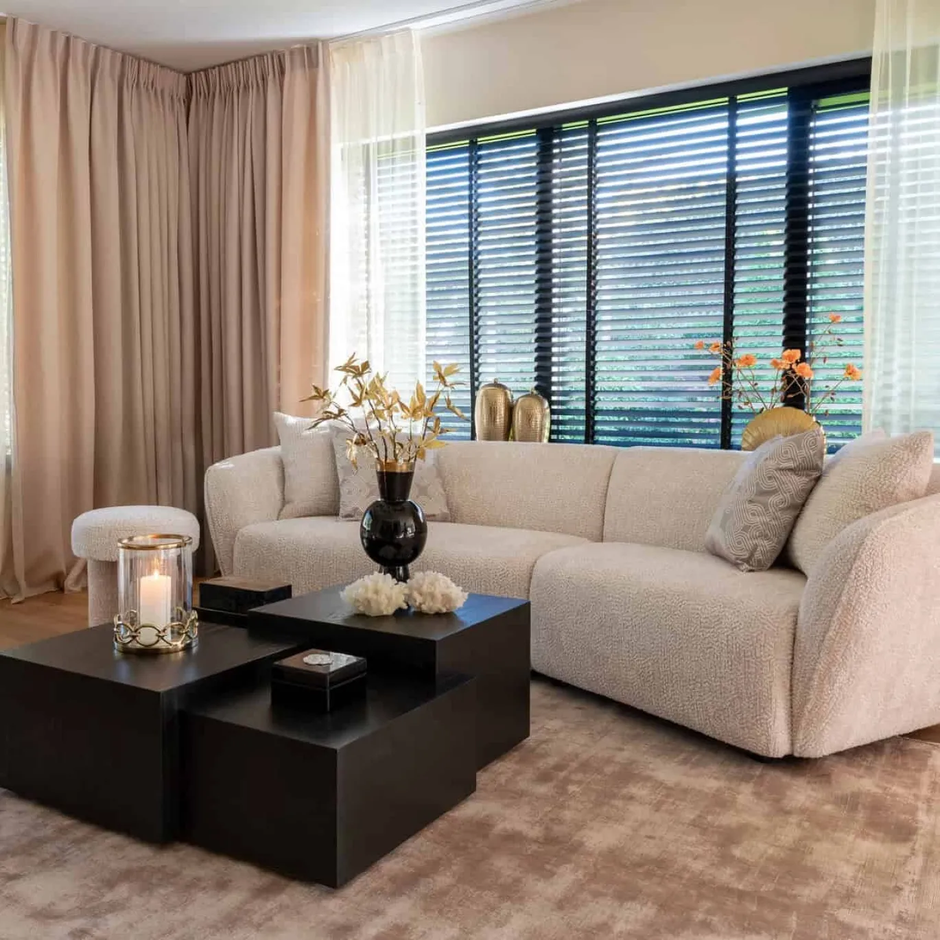 Richmond Salontafel Lennox Zwart Eikenhout