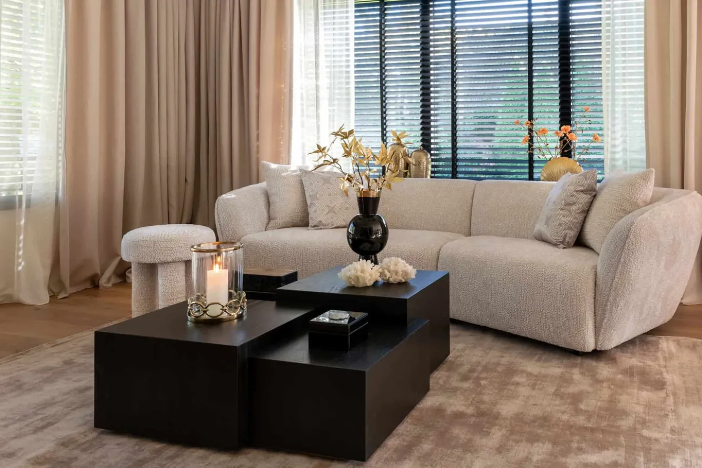 Richmond Salontafel Lennox Zwart Eikenhout