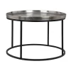 Richmond Salontafel Lyam Aluminium Zilver Ø70cm