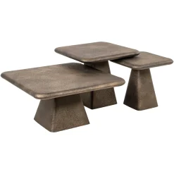 Richmond Salontafel Marlie Goud Set van 3