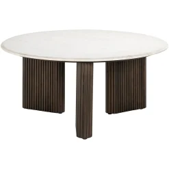 Richmond Salontafel Mayfield Marmer Wit Ø90cm
