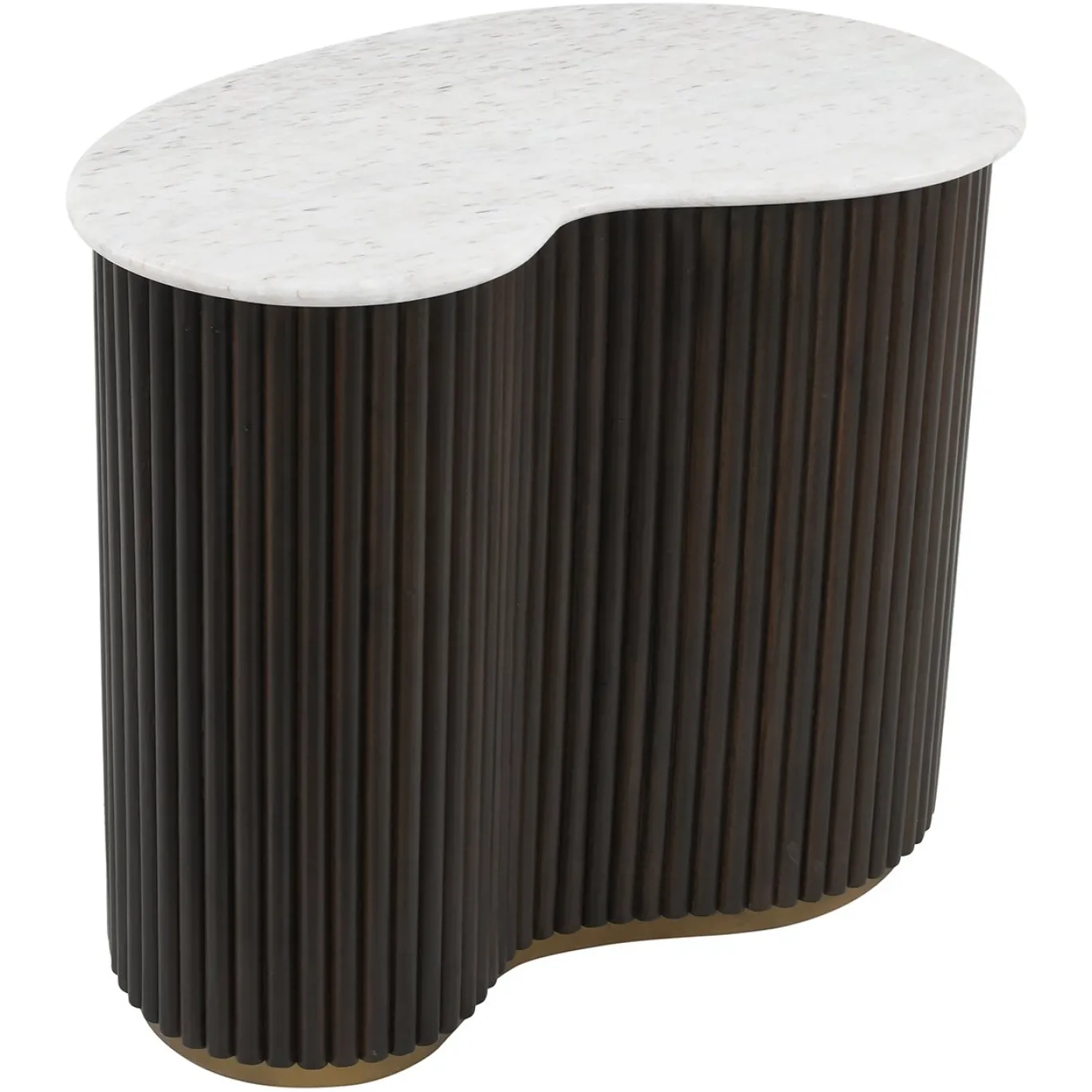 Richmond Salontafel Mayfield Marmer Wit/Bruin Set van 2