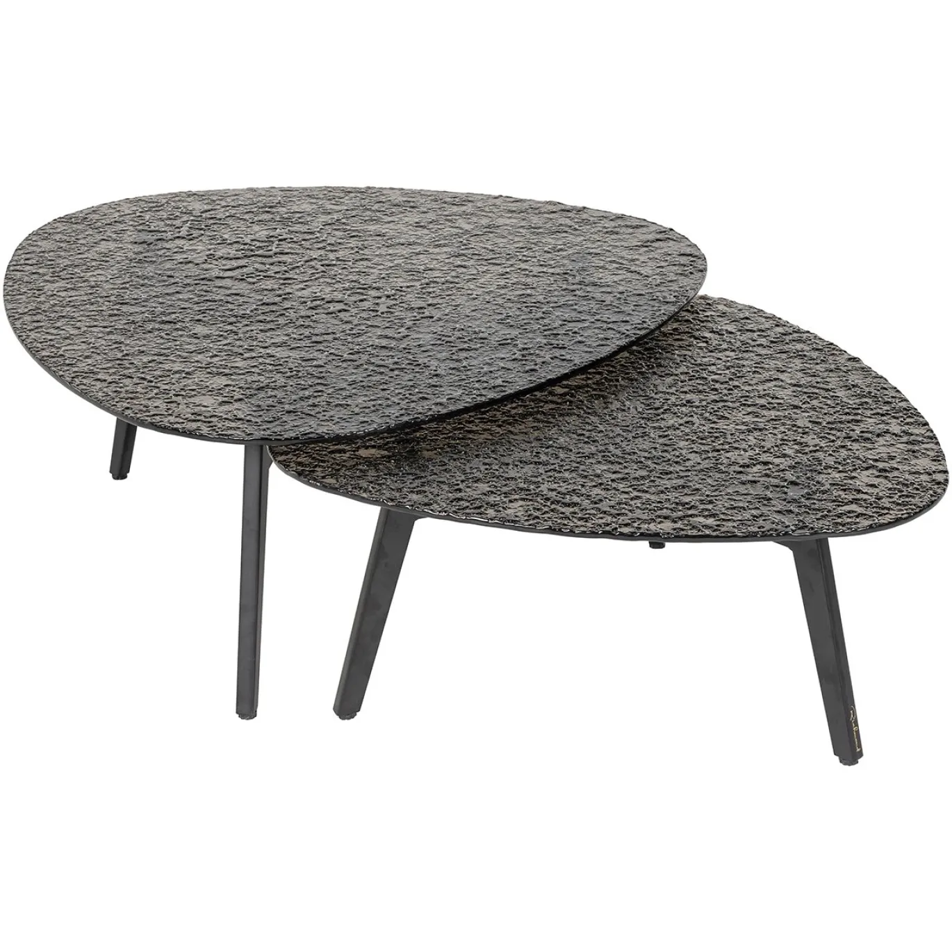 Richmond Salontafel Riley Set van 2 Glas Organisch
