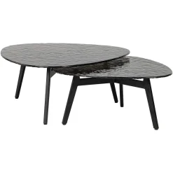 Richmond Salontafel Riley Set van 2 Glas Organisch