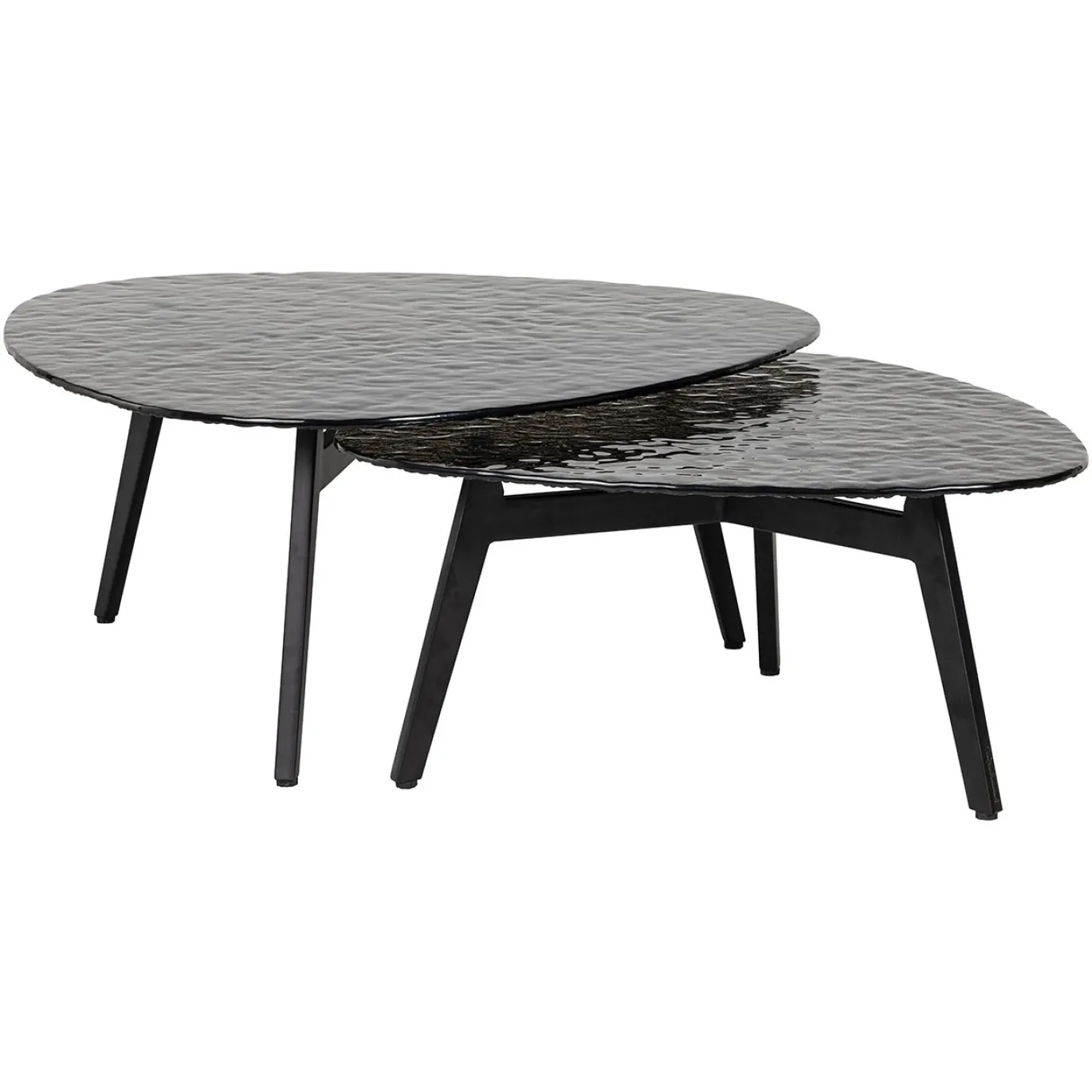 Richmond Salontafel Riley Set van 2 Glas Organisch