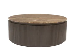 Richmond Salontafel Russo Bruin Ø90cm