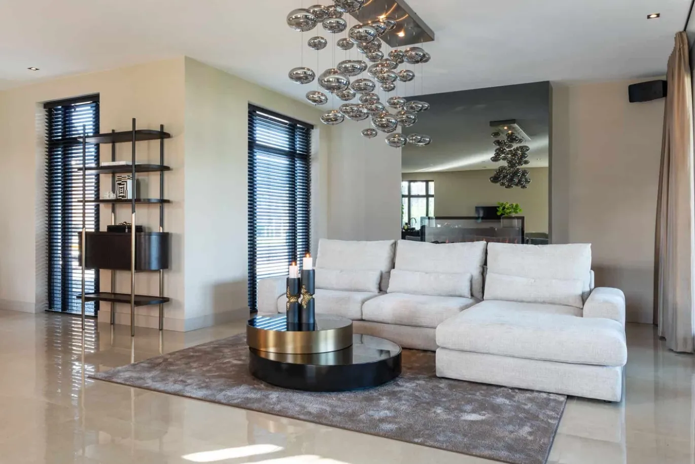 Richmond Salontafel Slice Zwart/Goud