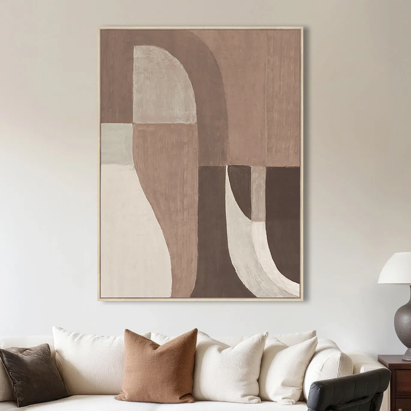 Richmond Schilderij Tatu Links Bruin