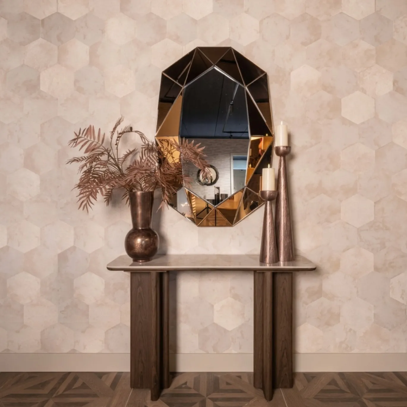 Richmond Sidetable Colson Bruin