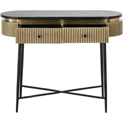 Richmond Sidetable Ironville Marmer Goud 100cm