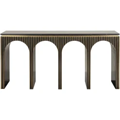 Richmond Sidetable Les Arcs Brass 160cm