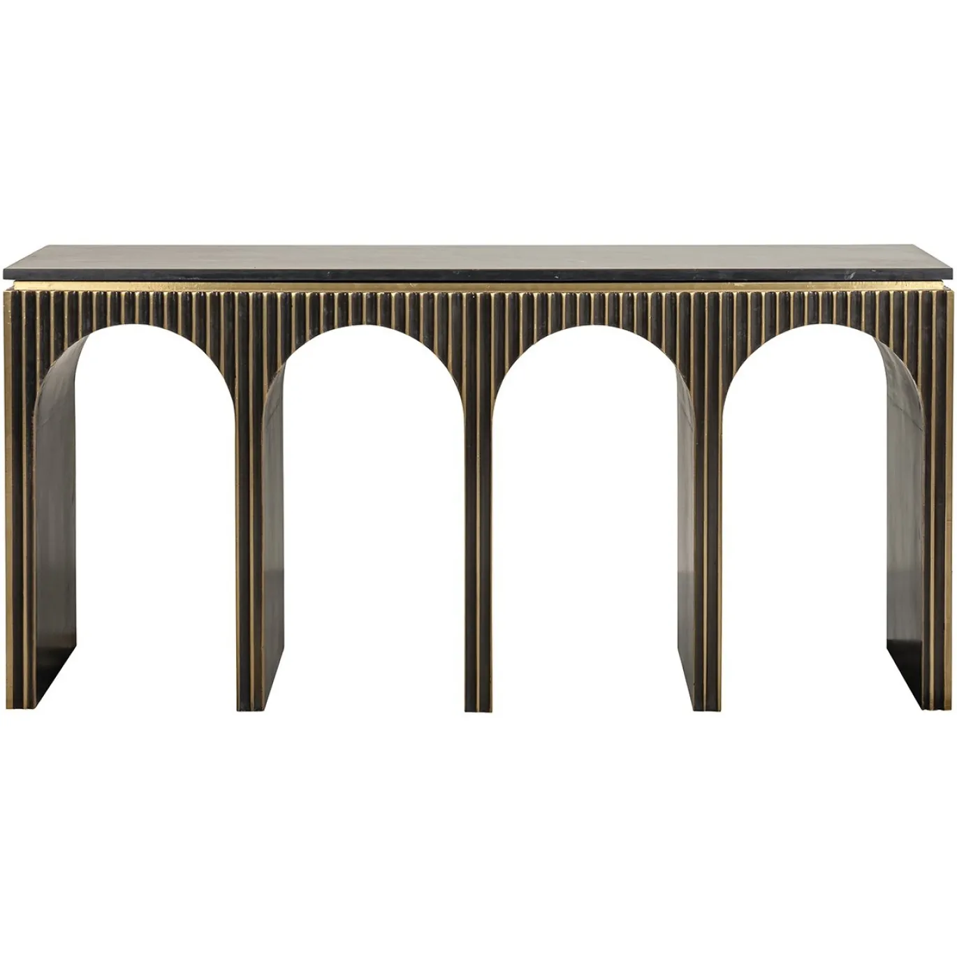 Richmond Sidetable Les Arcs Brass 160cm