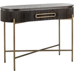 Richmond Sidetable Luxor Eiken Fineer Bruin 1-Lade 110cm
