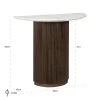 Richmond Sidetable Mayfield Marmer Wit 90cm