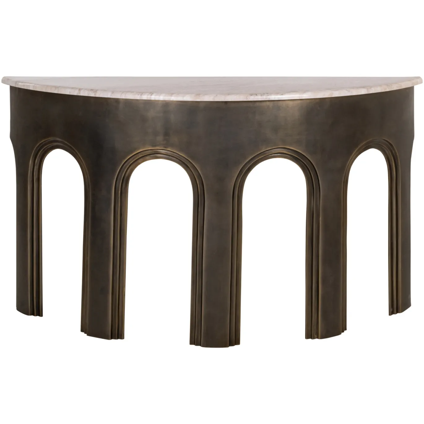 Richmond Sidetable Sanchis Brass Antique