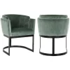 Richmond Stoel Emerson jade Velvet