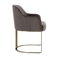 Richmond Stoel Hadley Stone Velvet Brushed Goud