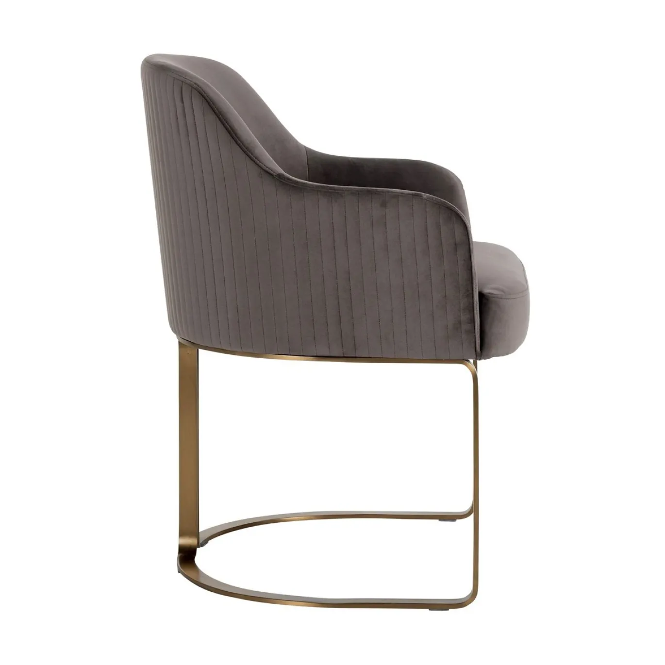 Richmond Stoel Hadley Stone Velvet Brushed Goud