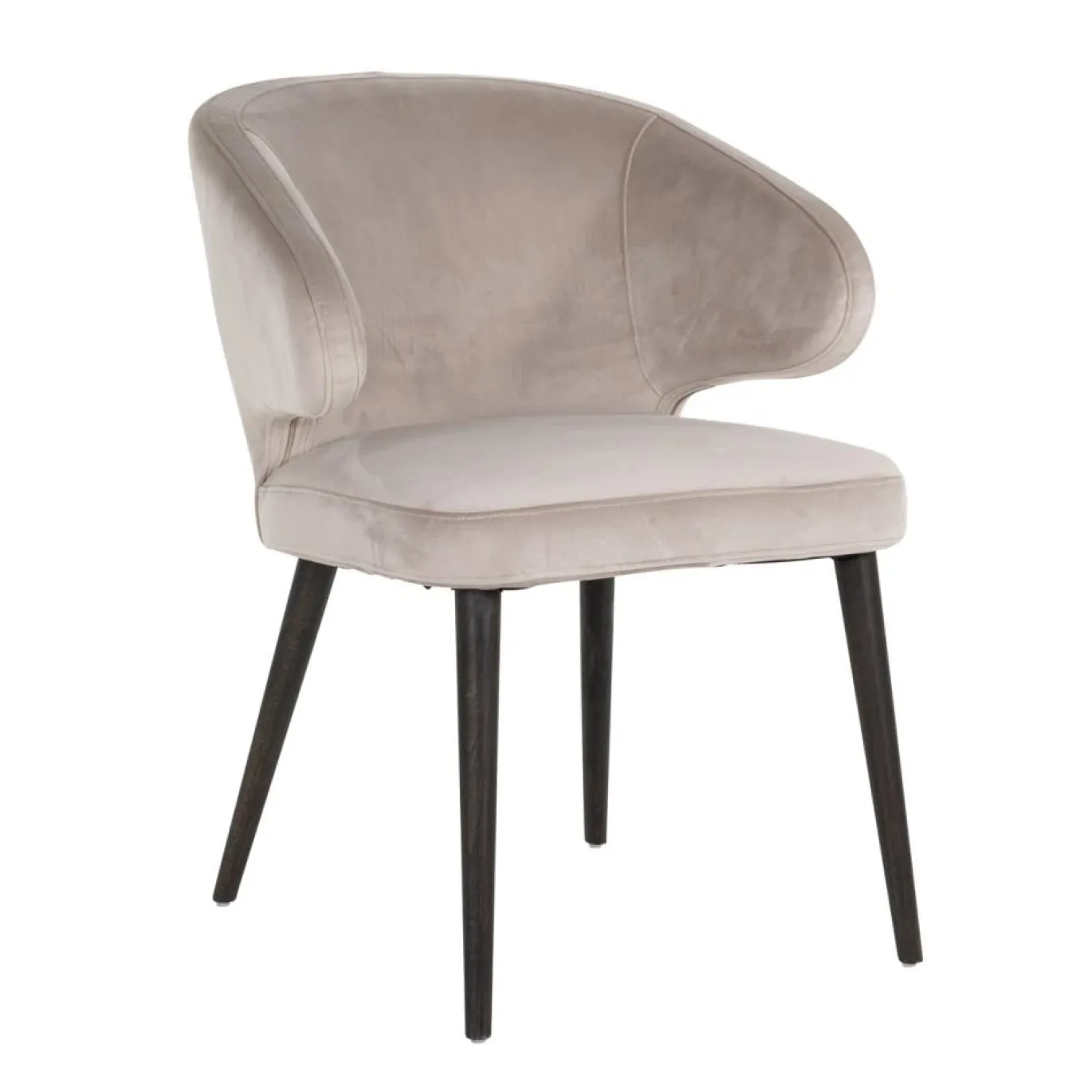 Richmond Stoel Indigo Khaki Velvet