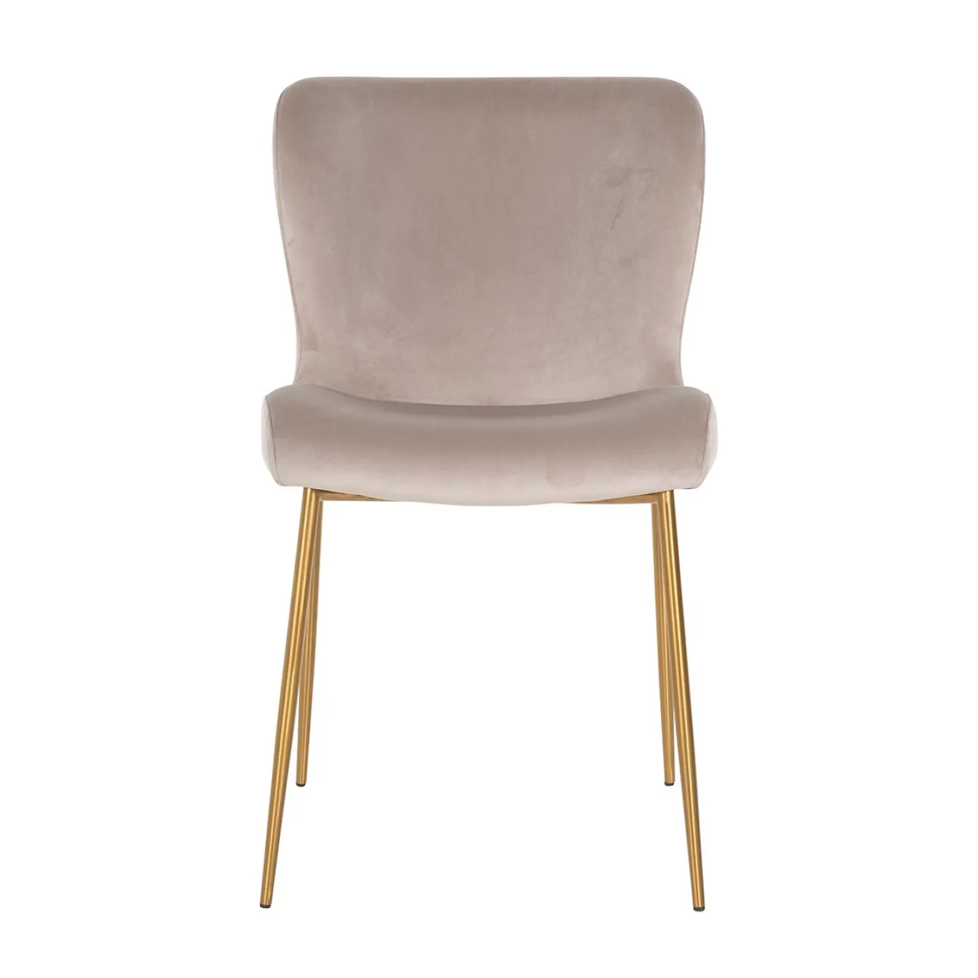 Richmond Stoel Odessa Khaki Brushed Goud Set van 2
