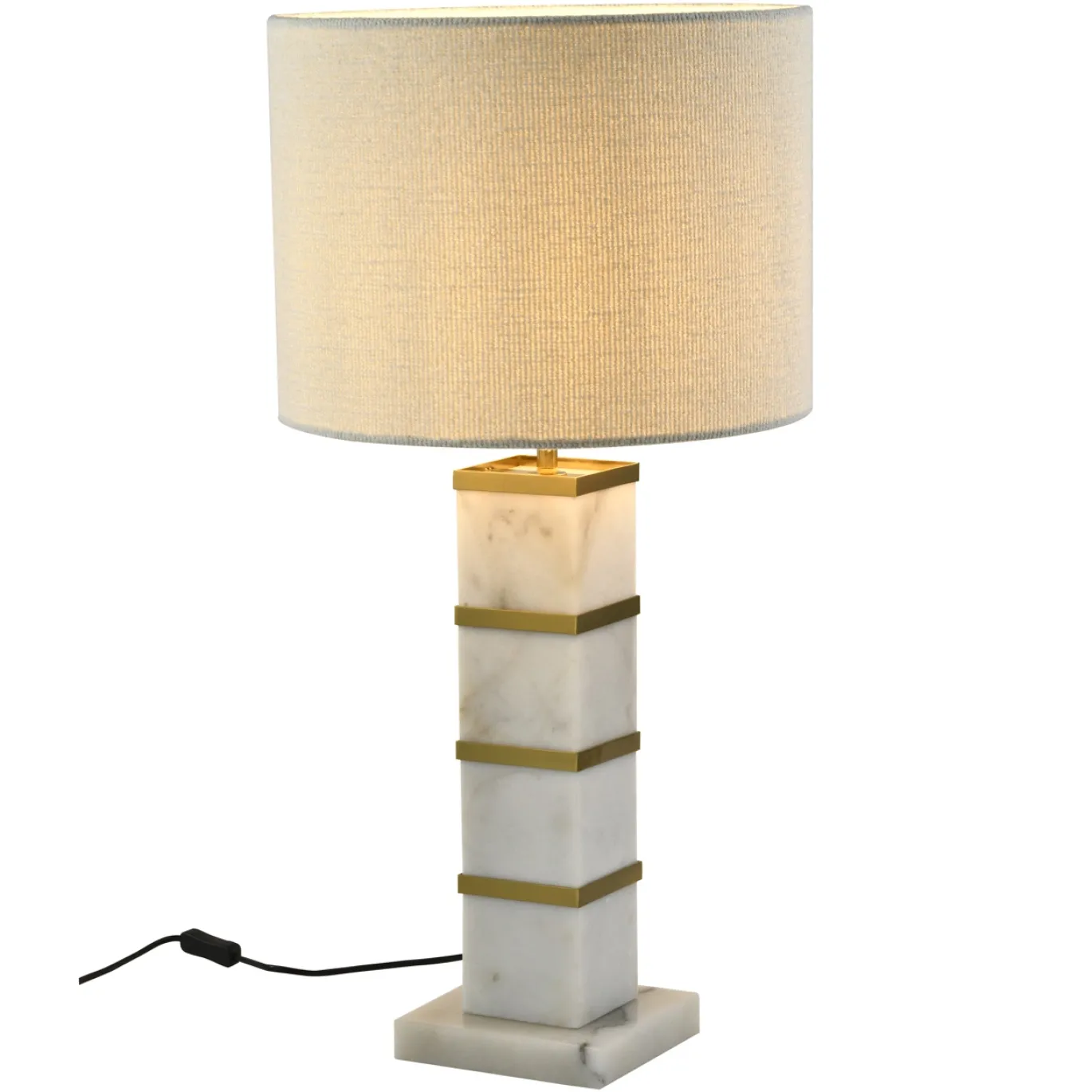 Richmond Tafellamp Celinae Wit Including Lampshade