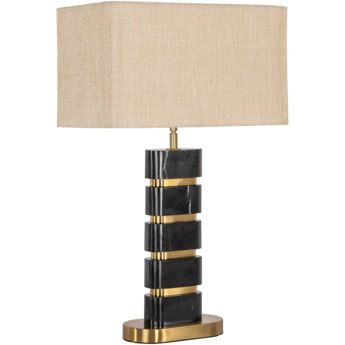 Richmond Tafellamp Levina Goud/Zwart