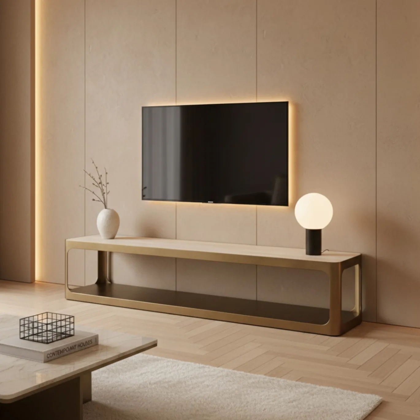 Richmond Tv-meubel Claridge Zand 160x40cm