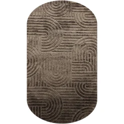Richmond Vloerkleed Liff Donkerbruin 200x350cm