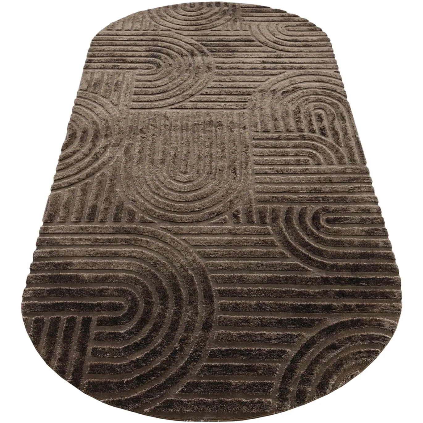 Richmond Vloerkleed Liff Donkerbruin 200x350cm