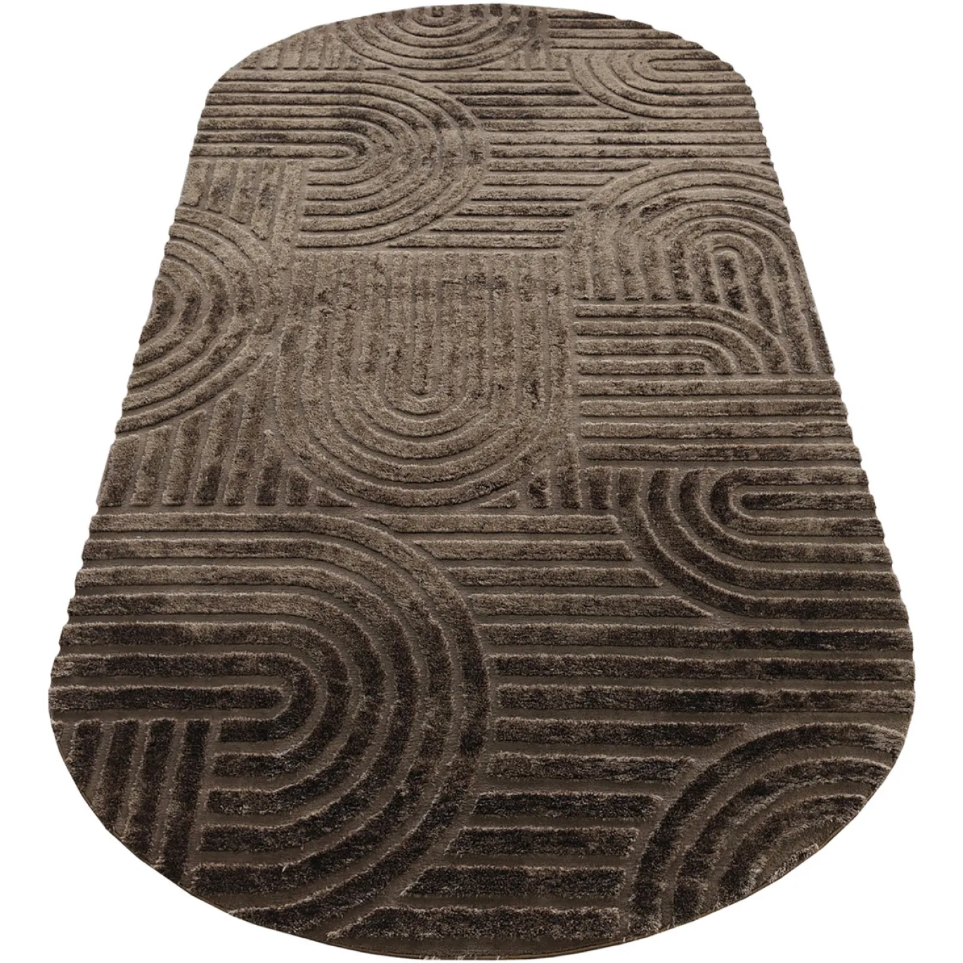 Richmond Vloerkleed Liff Donkerbruin 200x350cm
