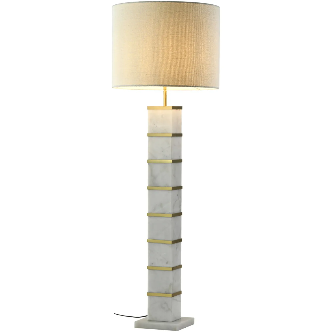 Richmond Vloerlamp Celinae Wit Including Lampshade