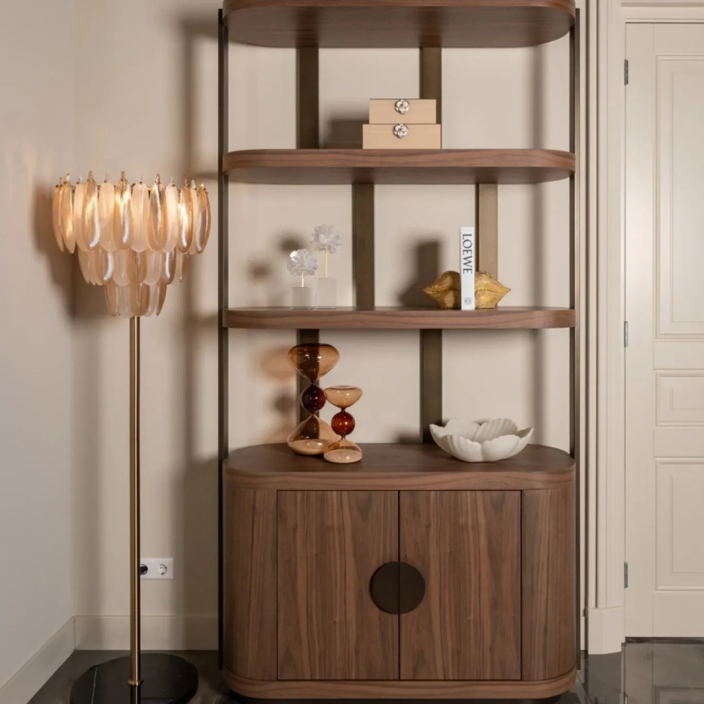 Richmond Vloerlamp Chloe Brass Antique