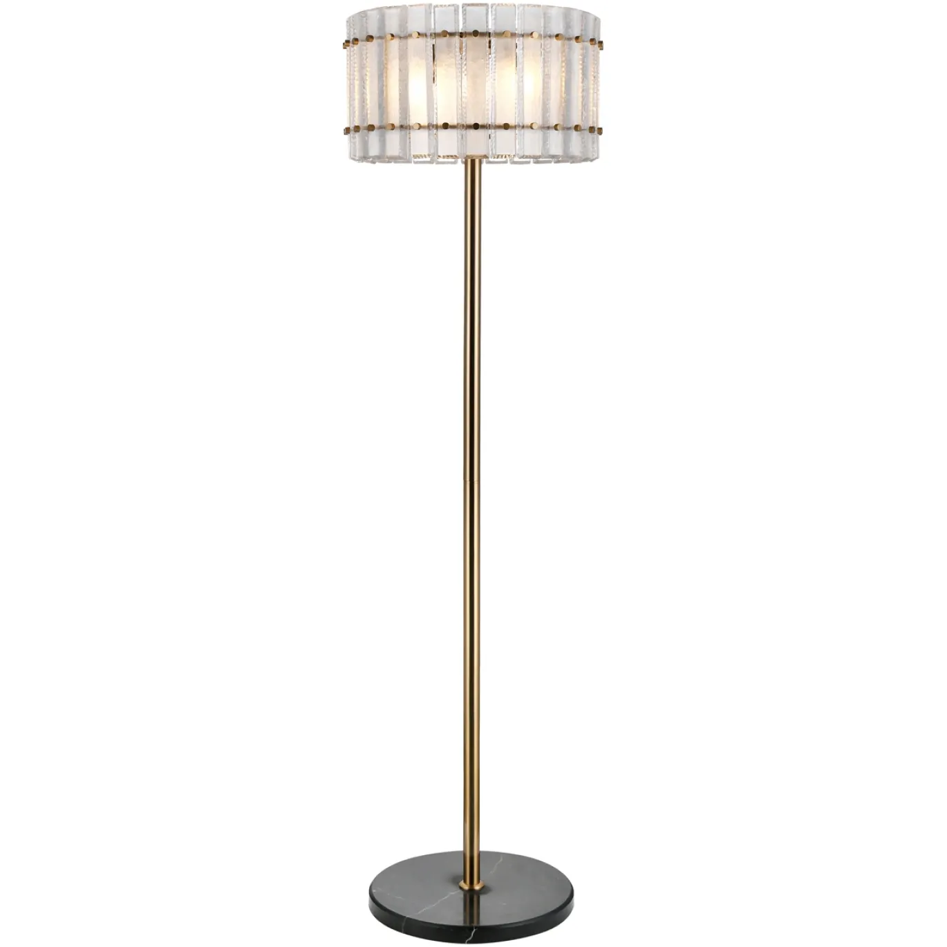 Richmond Vloerlamp Feline Brass Antique