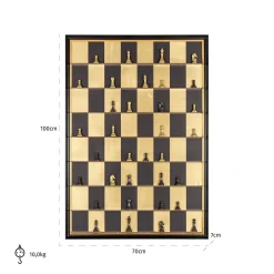 Richmond Wall Art Nala Zwart/Goud
