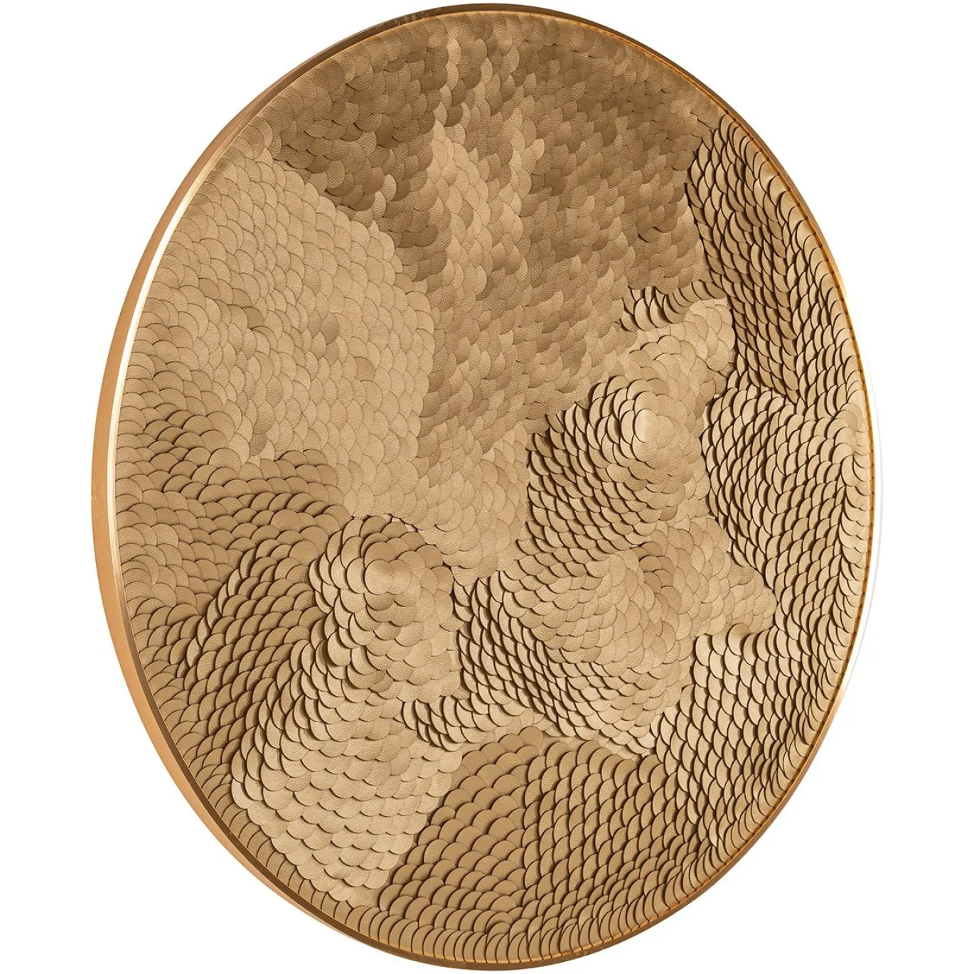 Richmond Wanddecoratie Bloom Goud Ø110cm