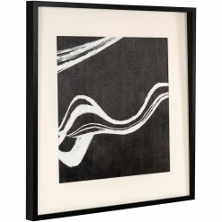 Richmond Wanddecoratie Jozra Zwart 80x80cm