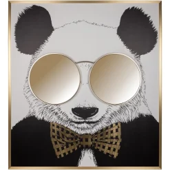 Richmond Wanddecoratie Shiny Panda 118x130cm