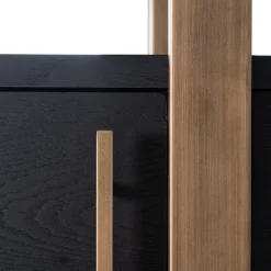 Richmond Wandkast Cambon 4-Deuren 4-Planken Dark Coffee