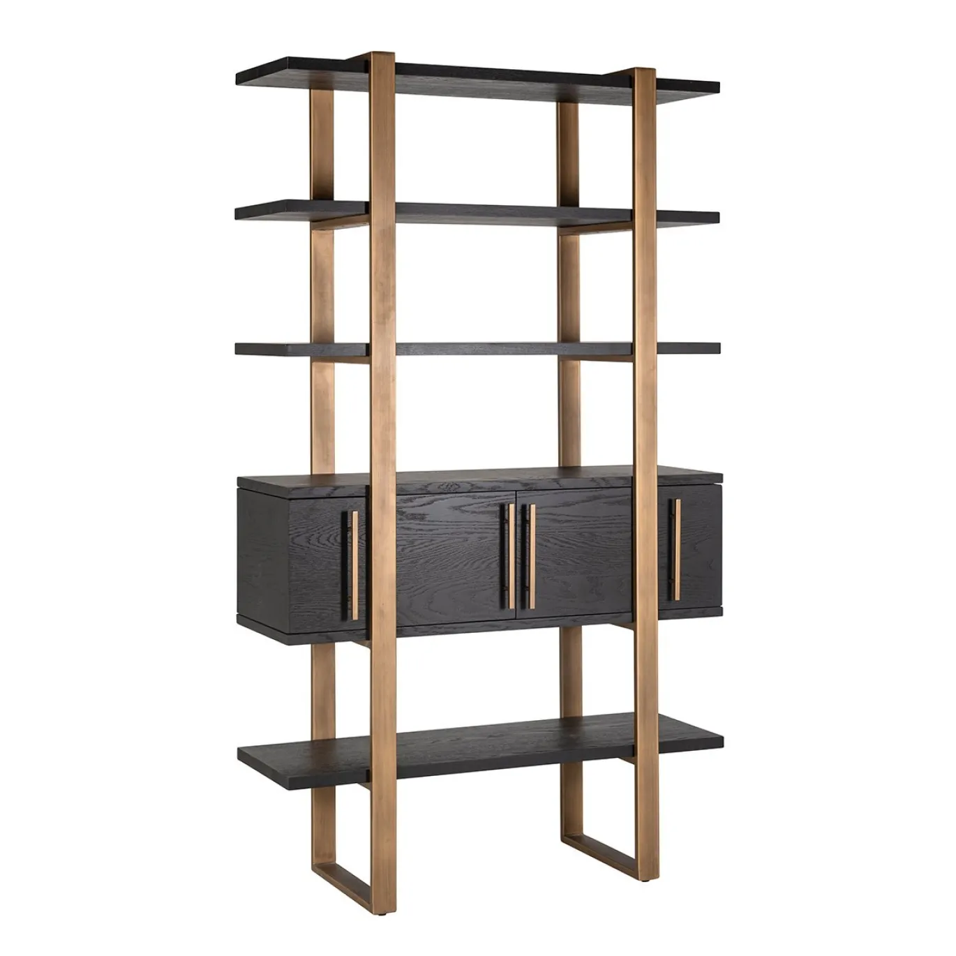 Richmond Wandkast Cambon 4-Deuren 4-Planken Dark Coffee