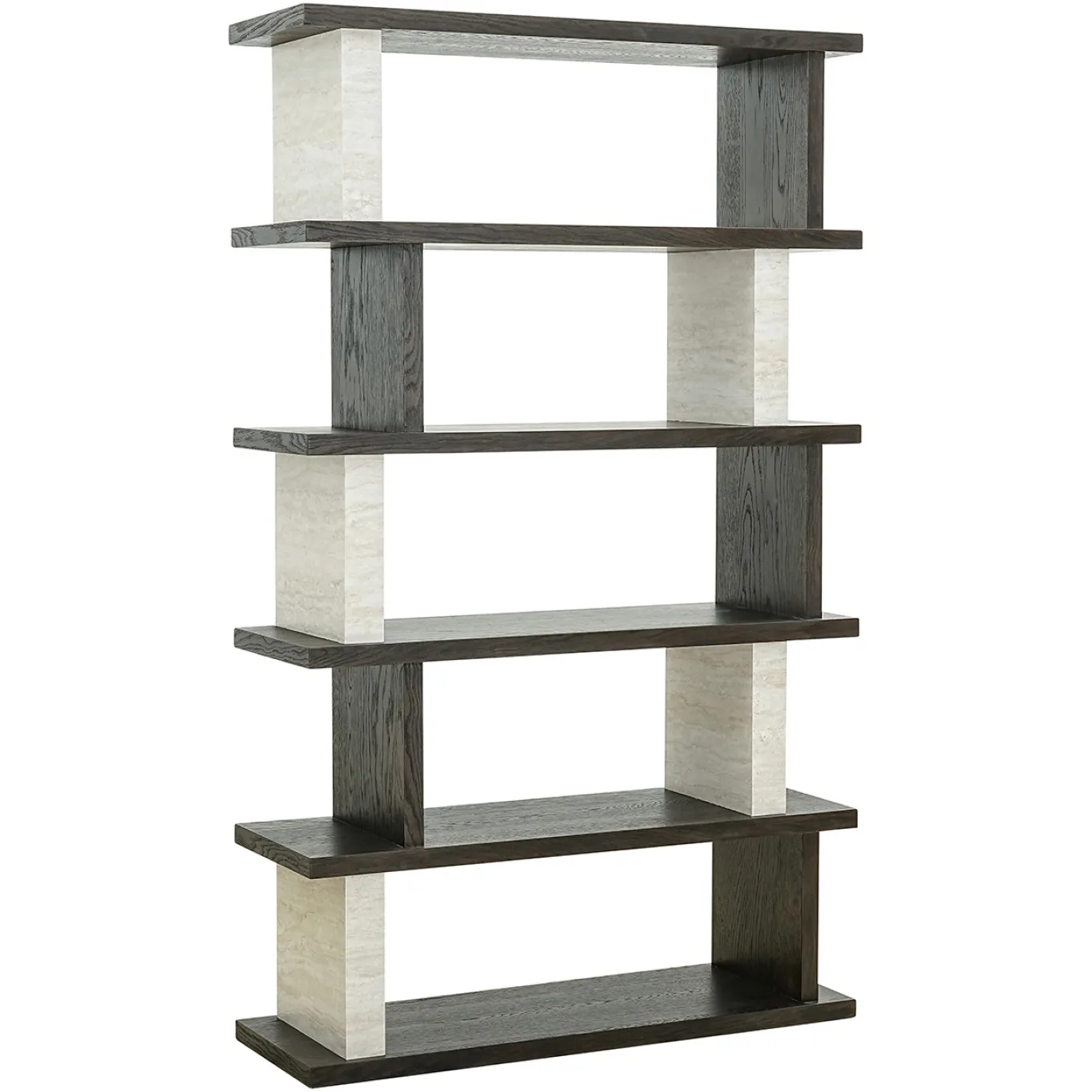 Richmond Wandkast Waldorf Donkerbruin/Stone 120x200cm