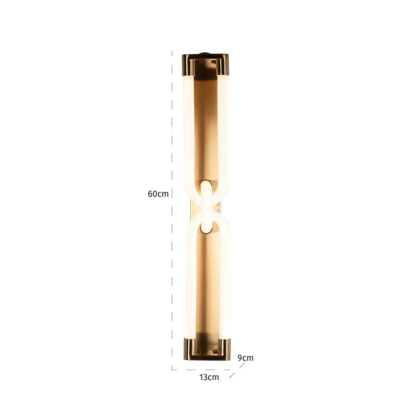 Richmond Wandlamp Lysa Brass
